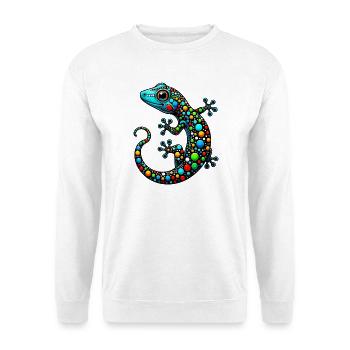 Gecko - Sweat-shirt Unisexe - blanc - Devant