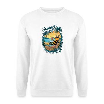 Ruche d’été Relax - Sweat-shirt Unisexe - blanc - Devant
