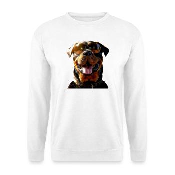 Rottweiler Dogs Love Proud Rottweiler Lovers - Unisex Sweatshirt - white - Front