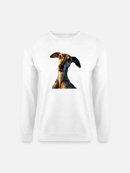 Windhund Hundeliebhaber Jagdhund Liebe Greyhound - Unisex Pullover - Weiß