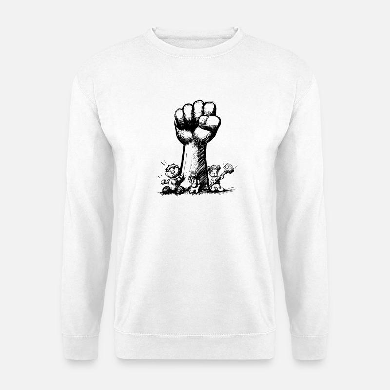 Kindern die Macht - Unisex Pullover - Weiß