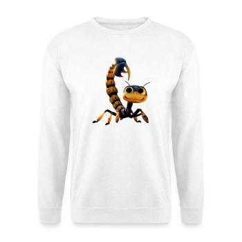 Skorpion Spinnentiere Scorpion Lustige Skorpione - Unisex Pullover - Weiß - Vorne