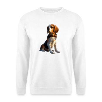 Beagle Puppy Beagles Cute Dog English Beagle - Unisex Sweatshirt - white - Front