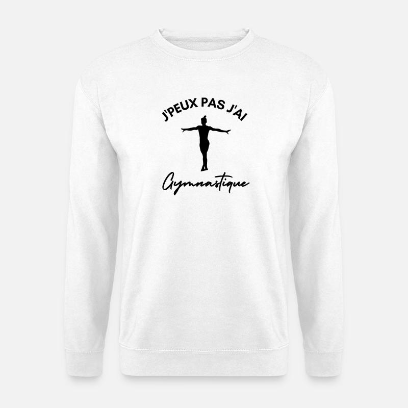 Ich kann nicht turnen - Unisex Pullover - Weiß