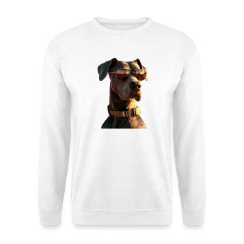 Great Dane Hatz Male Saupacker Great Dane - Unisex Sweatshirt - white - Front
