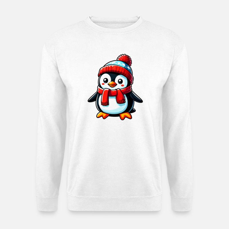 Penguin - Unisex Sweatshirt - white