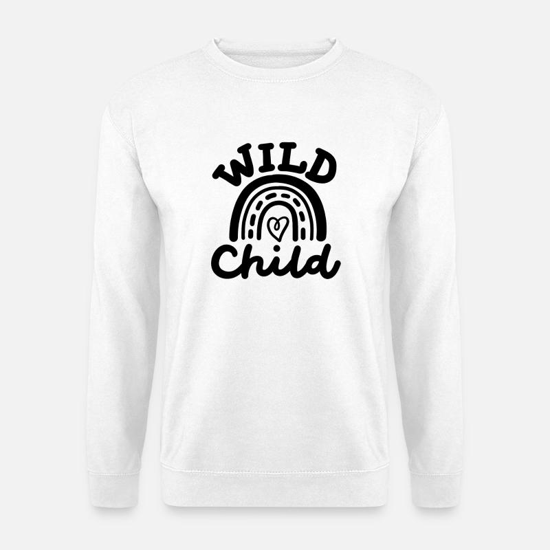 Wildes Kind - Unisex Pullover - Weiß