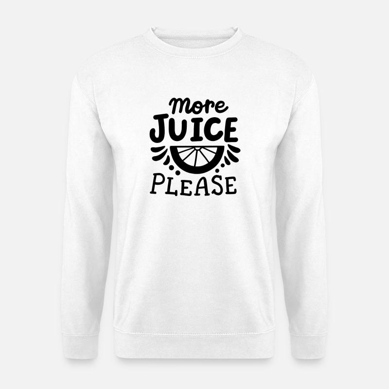 Saftgetränke Saftliebhaber - Unisex Pullover - Weiß