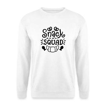 Snack Feinschmecker Essensliebhaber - Unisex Pullover - Weiß - Vorne