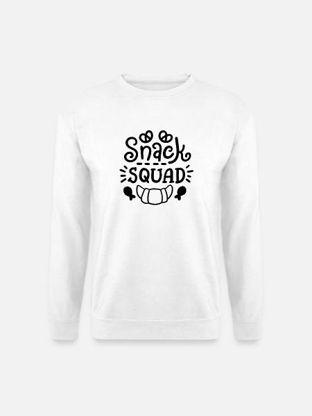 Snack Feinschmecker Essensliebhaber - Unisex Pullover - Weiß