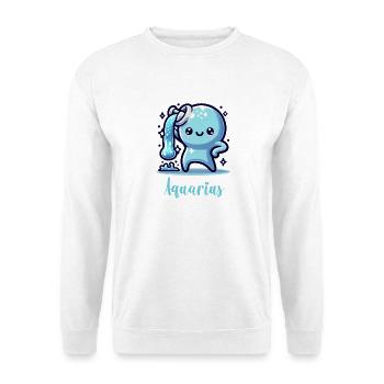 Süße Aquarius Sternzeichen Astrologie - Unisex Pullover - Weiß - Vorne