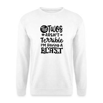 Kleinkind Kinder Spruch - Unisex Pullover - Weiß - Vorne