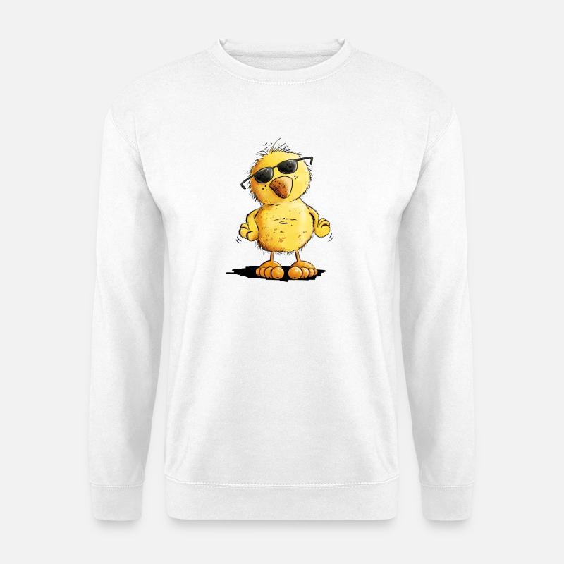 Cool Chick I Kylling - Unisex sweater - hvid