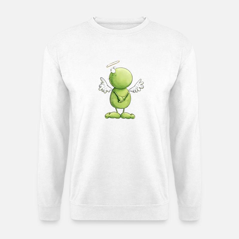 Frosch Engel Unschuld - Unisex Pullover - Weiß