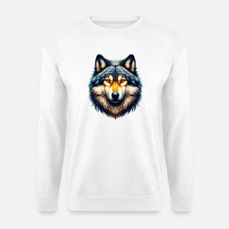 Wolf - Unisex Sweatshirt - white