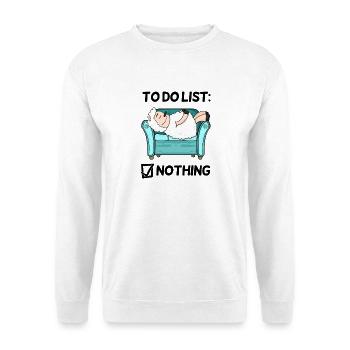 Funny Saying Funny Sayings - Sheep Motif - Unisex Sweatshirt - white - Front