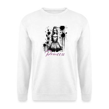 Princess - Unisex Pullover - Weiß - Vorne