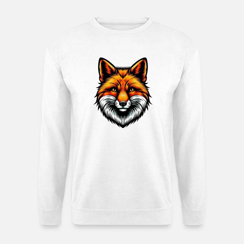 Fuchs - Unisex Pullover - Weiß
