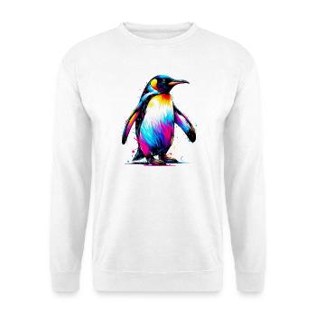 Pingouin - Sweat-shirt Unisexe - blanc - Devant