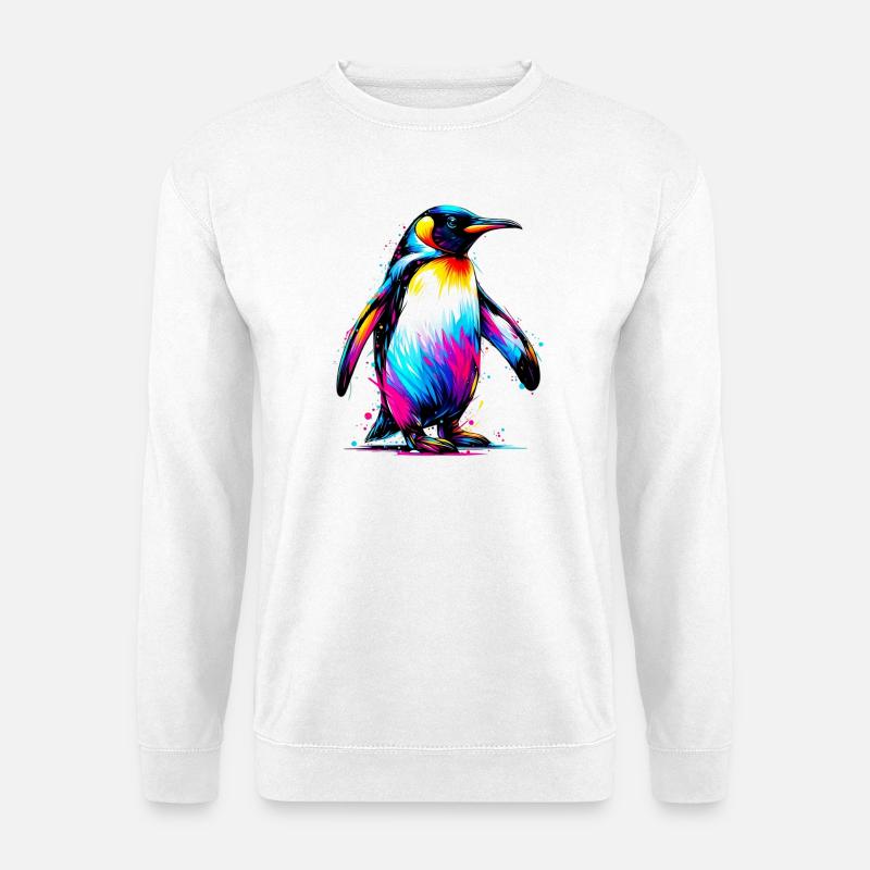 Penguin - Unisex Sweatshirt - white