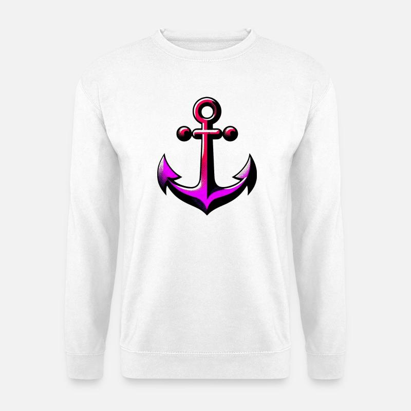 Ein Anker - Unisex Pullover - Weiß