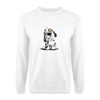 Nope Dog Saying Statement Grumpy - Unisex Sweatshirt - white - Front