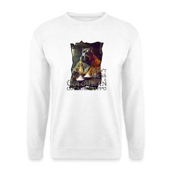 Colombian Hippo - Unisex Pullover - Weiß - Vorne