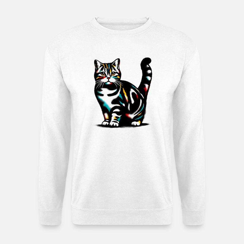 Cat - Unisex Sweatshirt - white