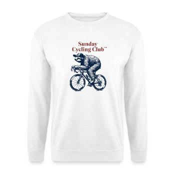 Sunday Cycling Club Sloth - Unisex Sweatshirt - white - Front