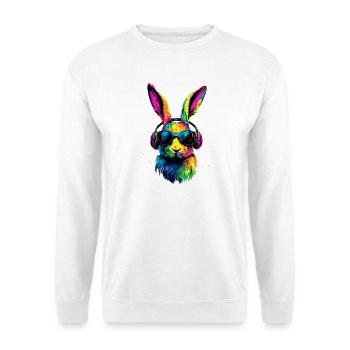 Hase Kaninchen Liebhaber Feldhase Bunny Süße Hasen - Unisex Pullover - Weiß - Vorne