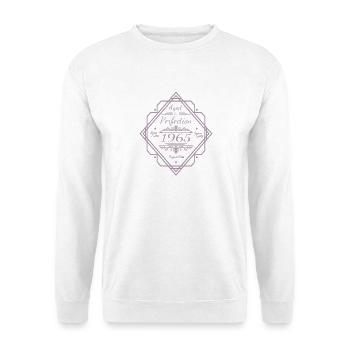 Geburtstag Jahrgang 1965 Vintage Look - Unisex Pullover - Weiß - Vorne