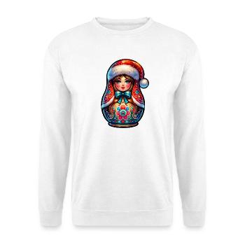 Russian Matryoshka Christmas Russia - Unisex Sweatshirt - white - Front