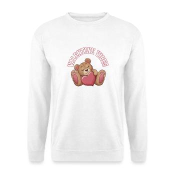 Ambiance de la Saint-Valentin pour les amoureux le jour de la Saint-Valentin - Sweat-shirt Unisexe - blanc - Devant