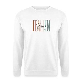 Italien Urlaub Florenz Städtereise Geschenk - Unisex Pullover - Weiß - Vorne