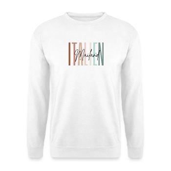 Italien Urlaub Mailand Städtereise Geschenk - Unisex Pullover - Weiß - Vorne