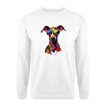 Windhund Hundeliebhaber Jagdhund Liebe Greyhound - Unisex Pullover - Weiß - Vorne
