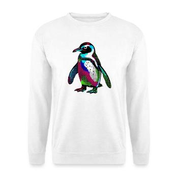 Pingouin - Sweat-shirt Unisexe - blanc - Devant