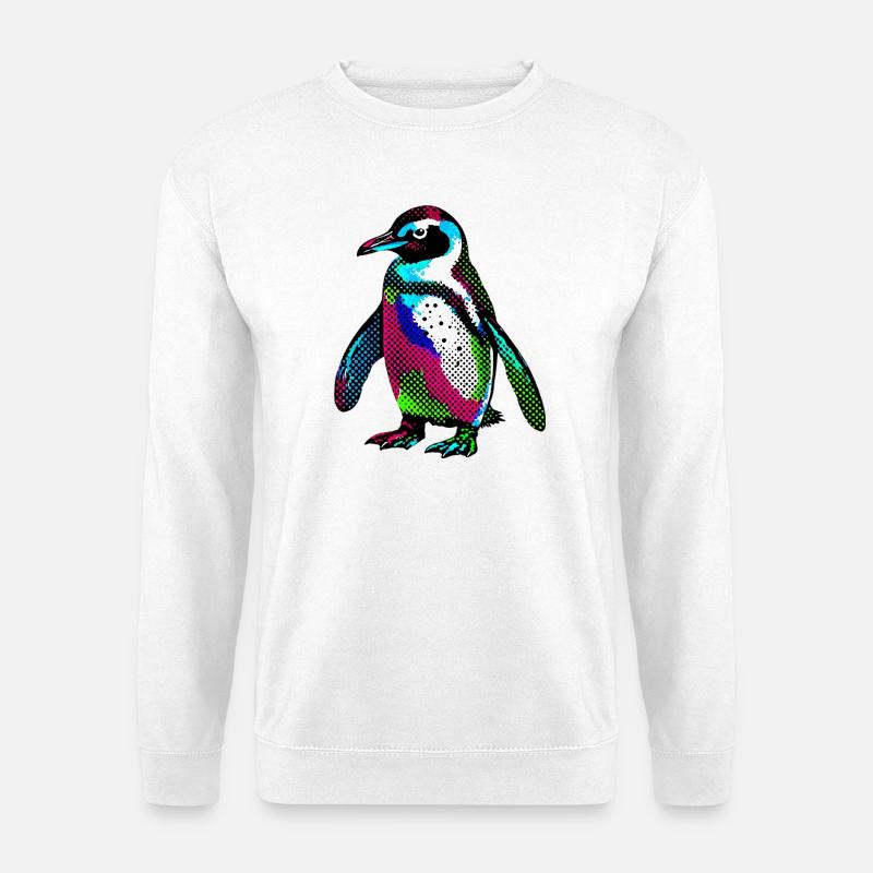 Pinguin - Unisex Pullover - Weiß