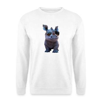 Rhino Rhinoceros Africa Safari Rhinos Rhino - Unisex Sweatshirt - white - Front
