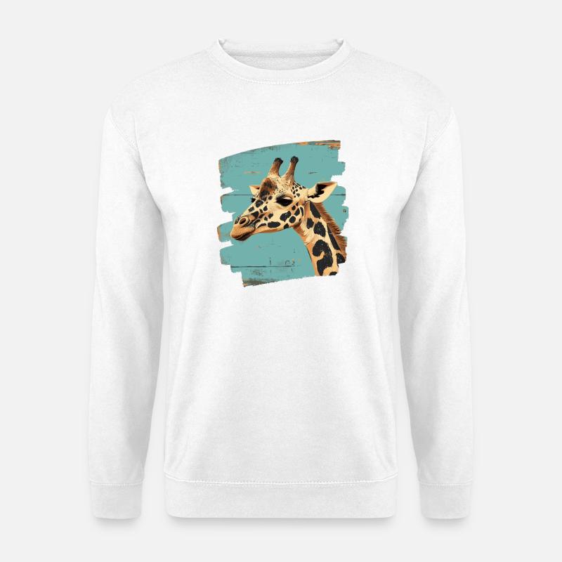 Giraffe - Unisex Pullover - Weiß