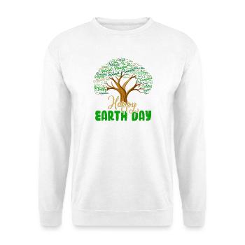 Happy Earth Day - Unisex Sweatshirt - white - Front