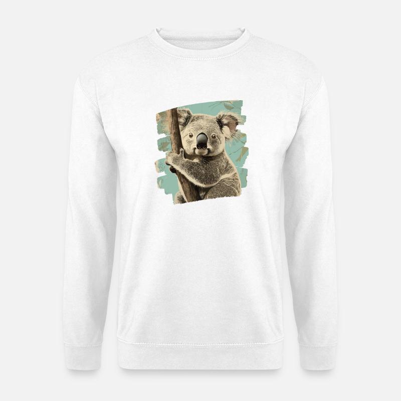 Koala Bear - Unisex Sweatshirt - white