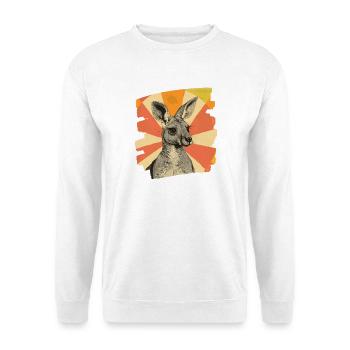 Kangaroo Retro - Unisex Sweatshirt - white - Front