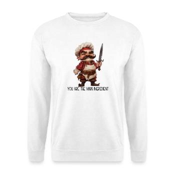 You Are The Main Ingredient – Hinterlistiger Koch - Unisex Pullover - Weiß - Vorne