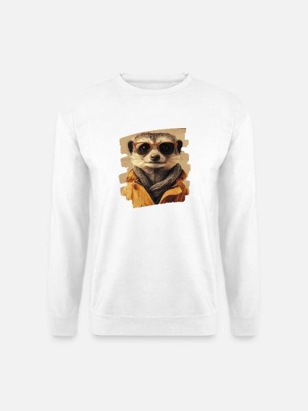 Erdmännchen - Unisex Pullover - Weiß