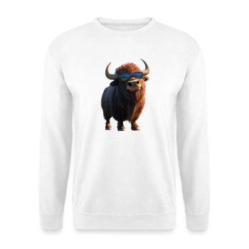 Bison, Bison, Bovins sauvages, Bison, Bison d’Amérique - Sweat-shirt Unisexe - blanc - Devant