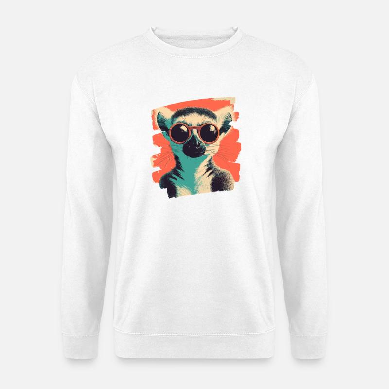 Lemur - Unisex Sweatshirt - white