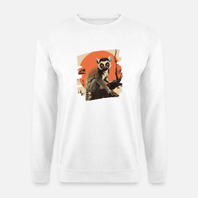 Lemur - Unisex Sweatshirt - white