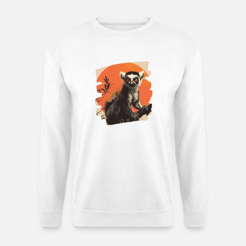 Lemur - Unisex Pullover - Weiß
