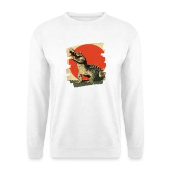 Crocodile - Unisex Sweatshirt - white - Front
